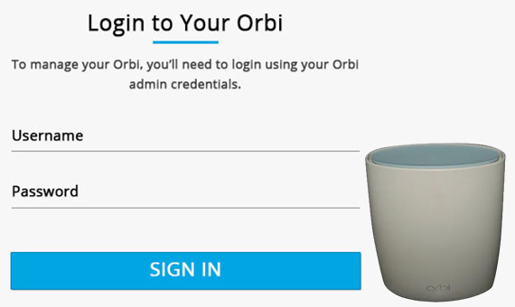 Access Orbi Login Page