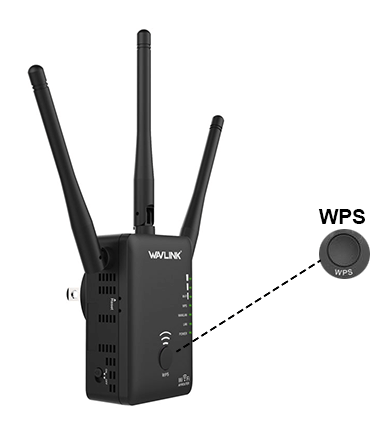 WL WN575A2 AC750 Extender WPS Setup